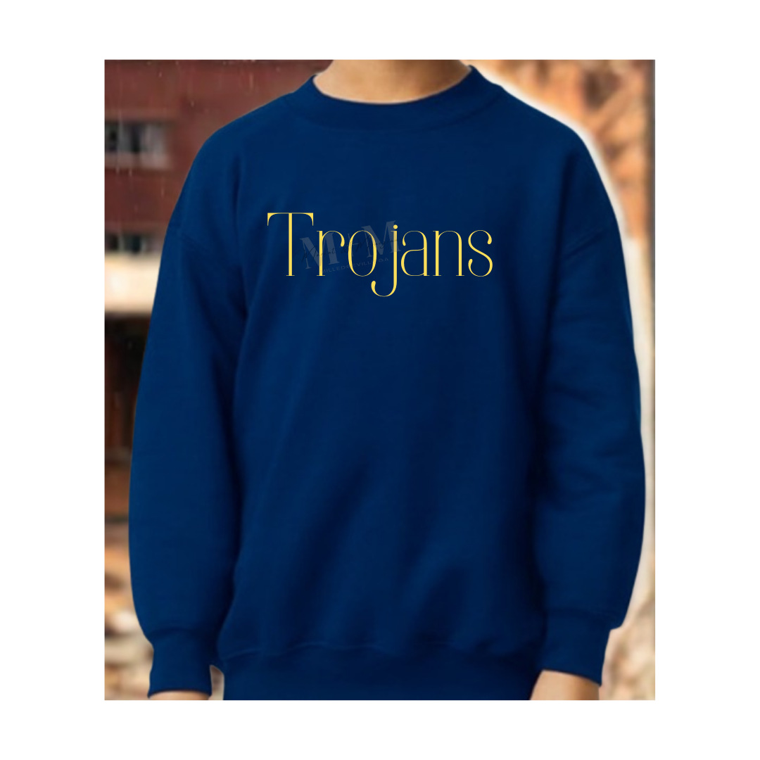 School Spirit Crew Neck - All Schools (MTO)