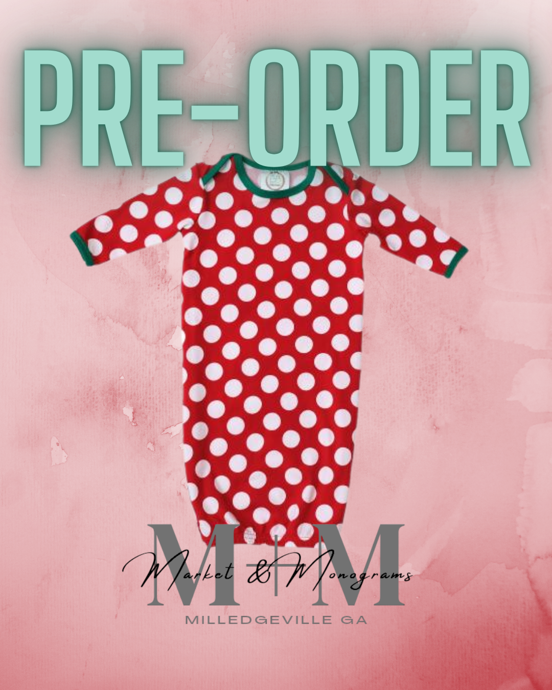 Infant Christmas Pajamas - Gown *ENDS 10/31*