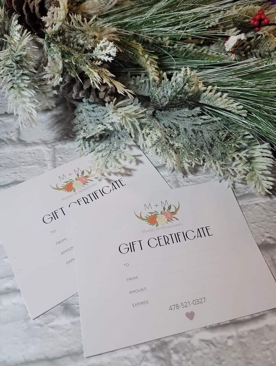 M+M Gift Card