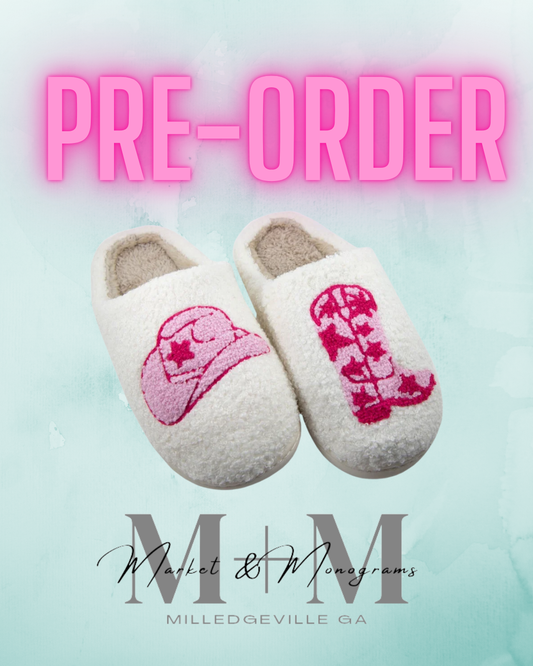 Boot and Cowgirl Hat Slippers *ENDS 10/15*