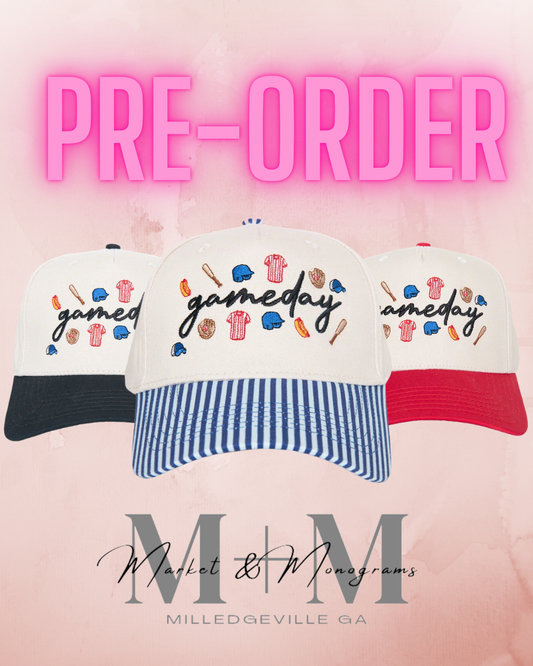 Gameday Baseball Doodles Trucker Hat *ENDS 1/23