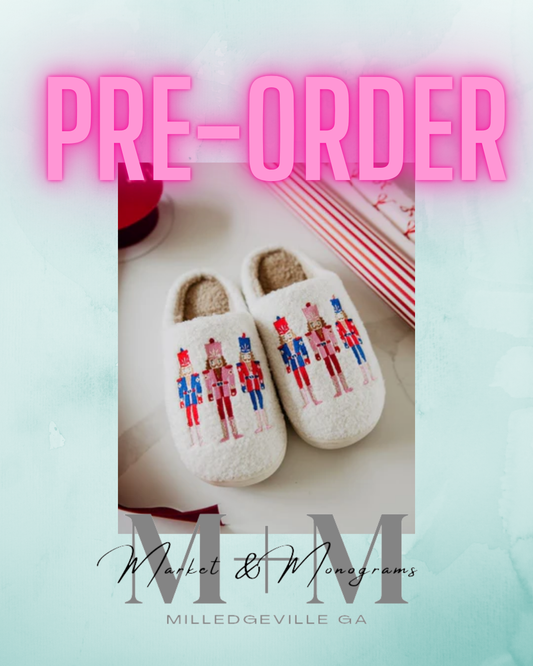Nutcrackers Holiday Fuzzy Slippers *ENDS 10/31*