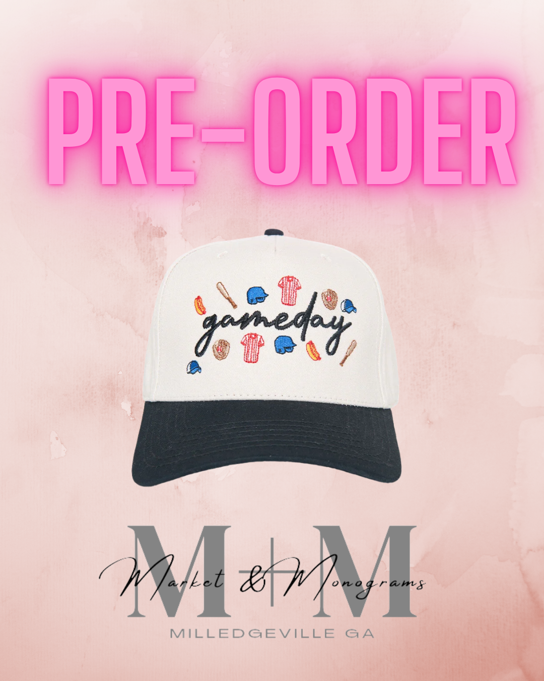 Gameday Baseball Doodles Trucker Hat *ENDS 1/23