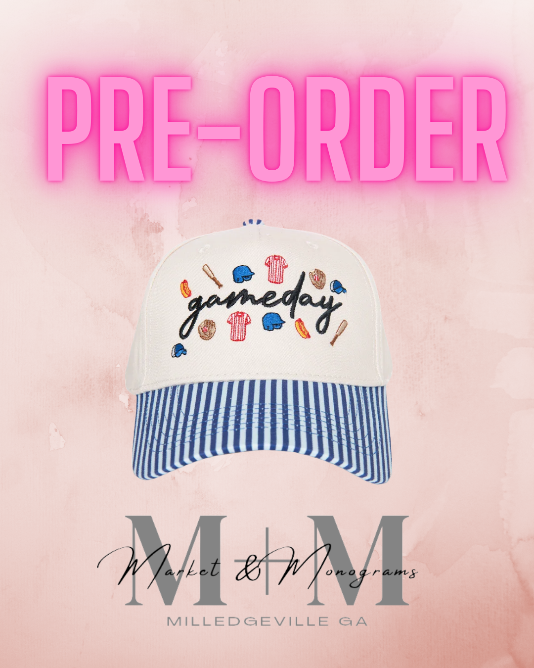 Gameday Baseball Doodles Trucker Hat *ENDS 1/23