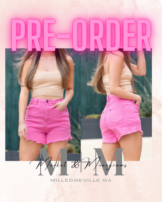 High Waisted Denim Shorts