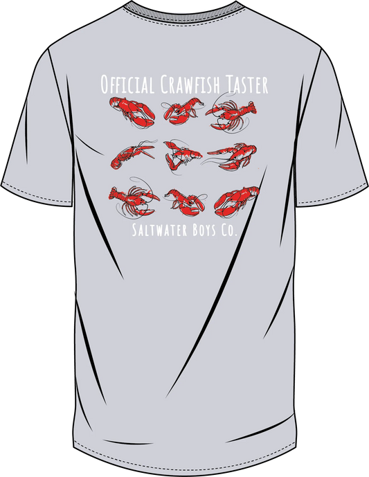 Saltwater Boys - BAYOU CRAWFISH BOYS GRAPHIC TEE GREY