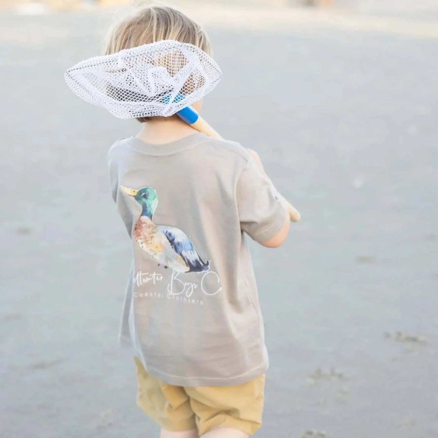 Saltwater Boys Company - Drake Mallard Short Sleeve Tee Grey