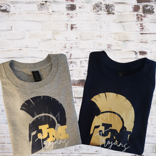 Youth Trojan Mascot Spirit Shirts (MTO)