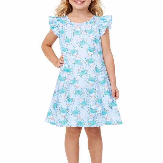 Aqua Crab Girls Dress