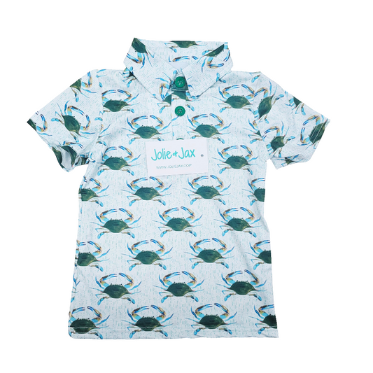 Green Crab Kids Polo