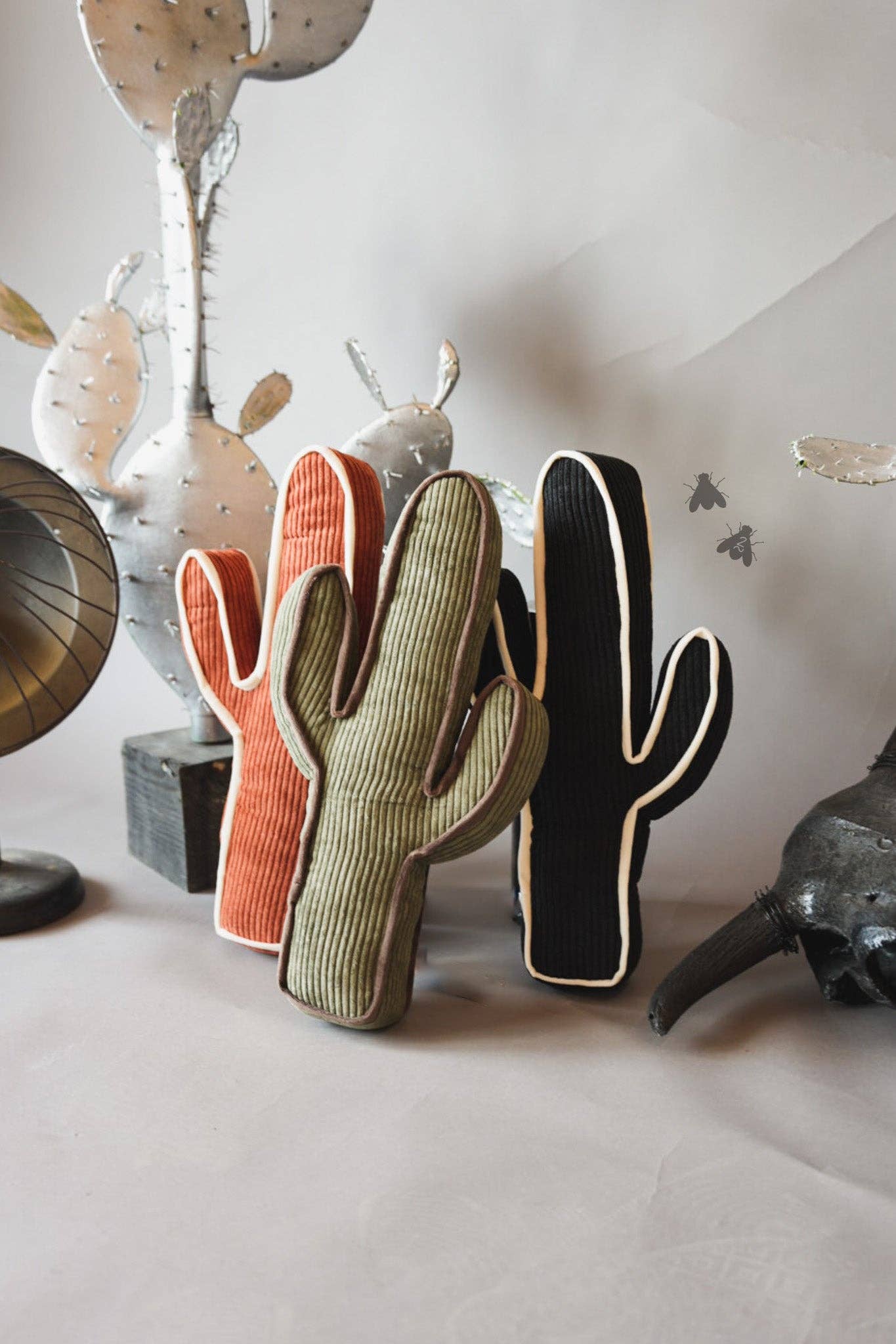 Cactus Throw Pillow - Multiple Colors Available