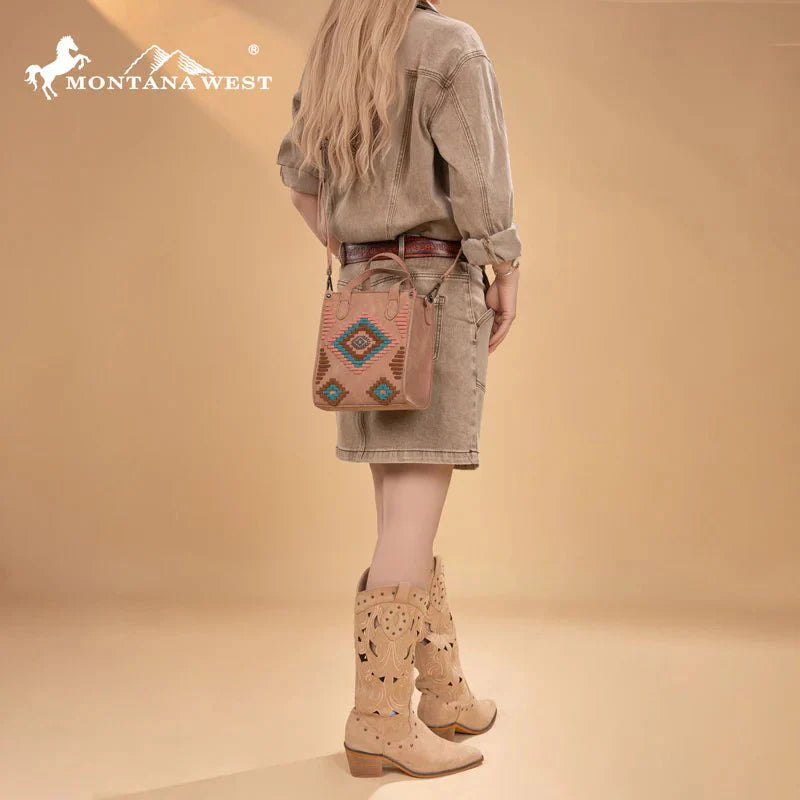 Montana West Aztec Collection Crossbody