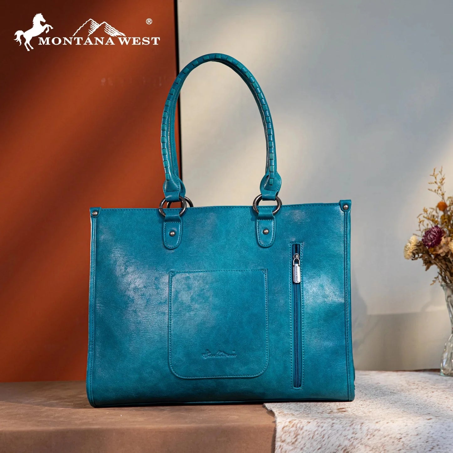 Montana West Tool Fringe Collection Concealed Carry Wide Tote